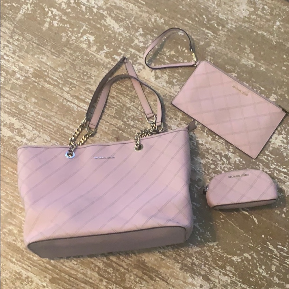 Michael Kors Handbag, clutch and coin purse
